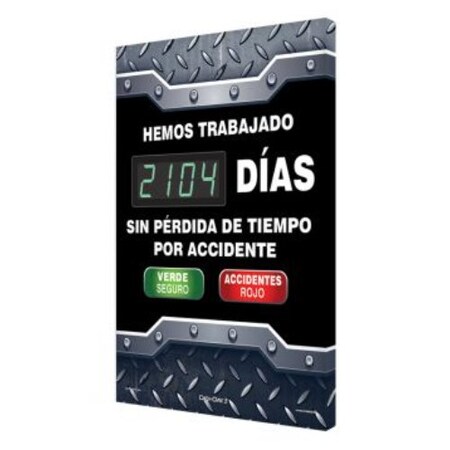 Accuform DIGIDAY 3 ELECTRONIC SAFETY SHSCK104 SHSCK104